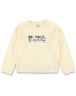 Sporty & Rich Girl's Mini Sweatshirt - Natural