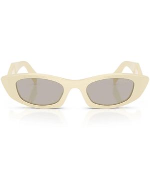 Prada Zonnebril Prb16 S 21 D5 J2 Melkwit/lichtbruin Dames