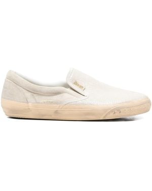 Golden Goose Vce Suede E Paillettes - White