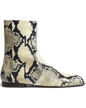 KHAITE Colt Ankle Boot - Brown