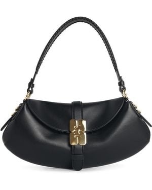 Ganni 'B-Kat' Leather Bag - Black