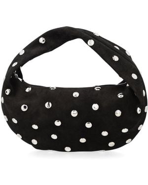 KHAITE Calfskin Mini Shoulder Bag - Black