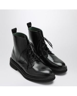 VINNY'S Officer Boots Leather - Black