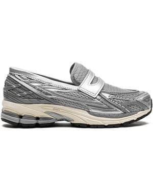 New Balance "Tier 1" Leather Synthetic Mesh Lifestyle Trainers - Grey