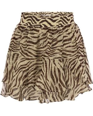 Mc2 Saint Barth Eivissa Miniskirt con volantes - Neutro