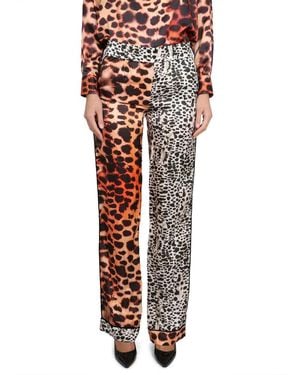 Roberto Cavalli Moray Eel Print Pants - Multicolor