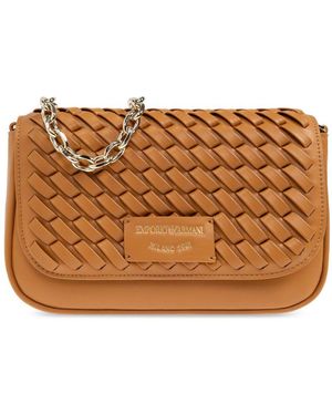 Eclat Jewels Leder Brieftasche auf der Kette - Braun