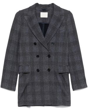 Circolo 1901 Cotton Double-Breasted Jacket - Blue
