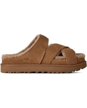 UGG Greenport Cross Strap Slide - Braun