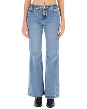 MICHAEL Michael Kors Flare Fit Jeans - Blue