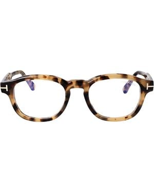 Tom Ford Round Optical Ft6181 B 55 - Brown