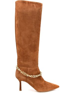 Ninalilou Botas Cuero - Marrón