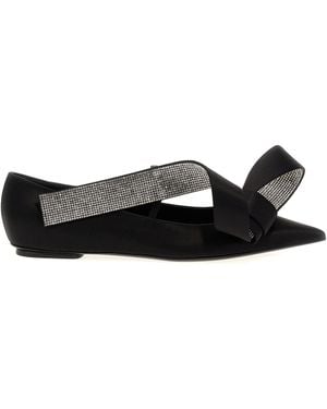 Sergio Rossi 'Area Marquise' Ballet Flats - Schwarz