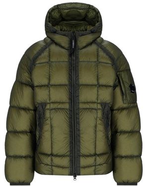C.P. Company D.d. Shell Capers Hooded Down Jacket - Green