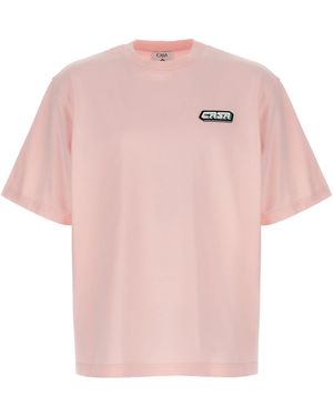 CASABLANCA Casa Racing T Shirt Rosa-Uomo