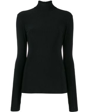 Norma Kamali Turtle-neck Top - Black