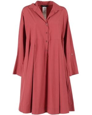 Weekend by Maxmara Long-Sleeved Midi Dress - Red