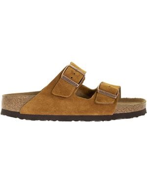 Birkenstock Arizona Wildleder Leder -Slipper - Braun