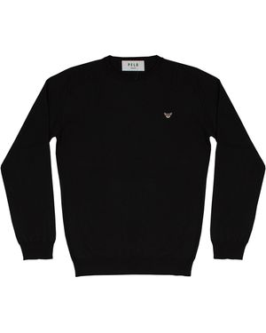 PELO FOUNDATION Crew Neck Merinos - Zwart