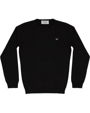 PELO FOUNDATION Girocollo Merinos - Black