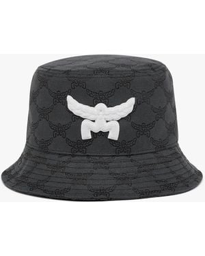 MCM Hats Grey - Schwarz