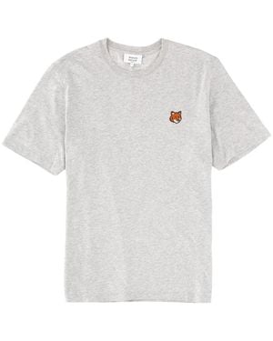 Maison Kitsuné T Shirt "Fox Head" - White