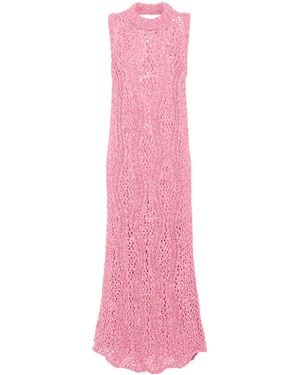 Rodebjer Vague Dress, Knitted - Pink