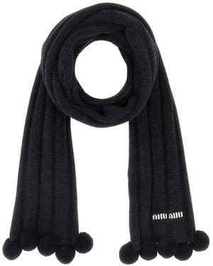 Miu Miu Sciarpe - Black
