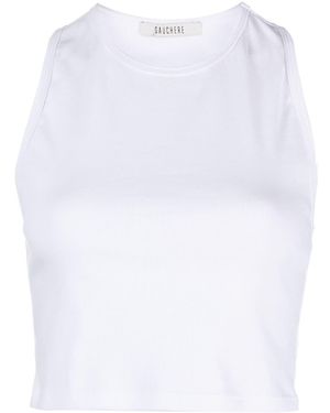 Gauchère Top - Wit