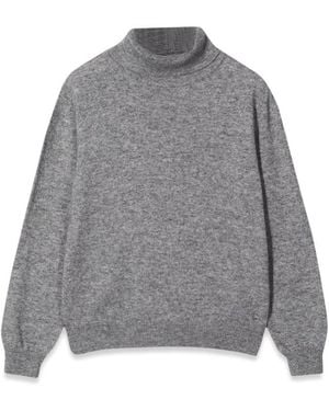 Fay Crew Neck Jumper - Grey