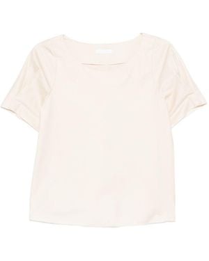 Susanne Bommer Baumwoll-T-Shirt - Weiß