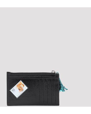 Balenciaga Cash Long Card Holder - Black
