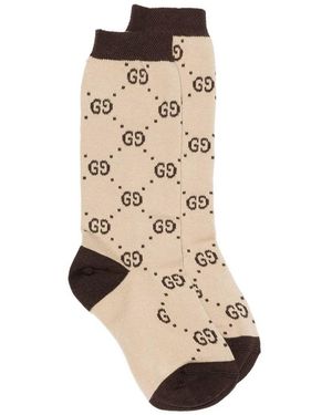 Gucci Logginasoft Socks - Natural