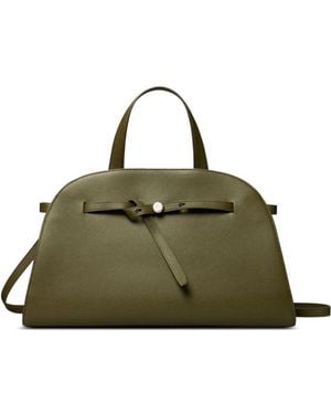 Tory Burch Romy Boston-Tasche aus Leder - Grün