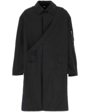 Random Identities Polyester Coat - Black