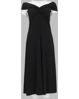 MICHAEL Michael Kors Sleek Long-Sleeve Midi Dress - Black