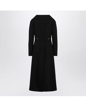 Dolce & Gabbana Dolce&Gabbana Wool Double Breasted Coat - Black