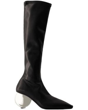 Courreges Circle Stiefel - Schwarz