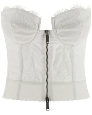 DSquared² Haut Blanc - Gris