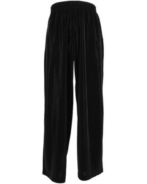 DIESEL P-Rosy Cropped Wide-Leg Trousers - Black