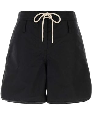 Prada Solid Shorts - Black