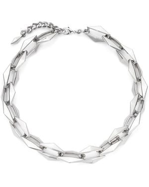 Jimmy Choo Collana 'Diamond Chain' - Metallizzato