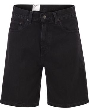 Carhartt Nolan Denim Bermuda Shorts - Black