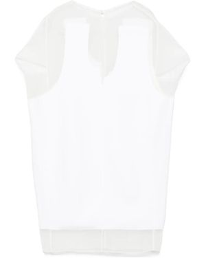 KHAITE Vestido corto de Winona - Blanco