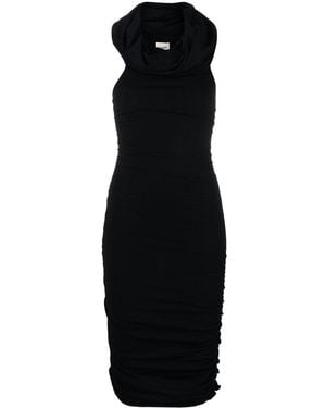 KHAITE Vestido midi Aerica - Negro