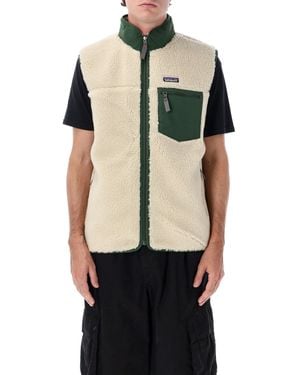 Patagonia Classic Retro-X Windproof Recycled Fleece Vest For - Black