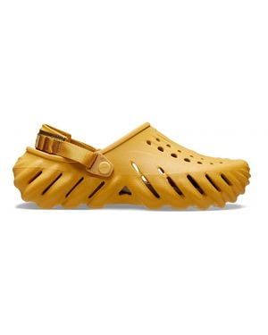 Crocs™ Flache Sandalen - Gelb