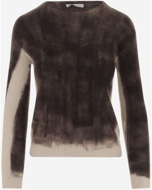Oliver Lattughi Kaschmirpullover mit Farbverlaufseffekt - Schwarz