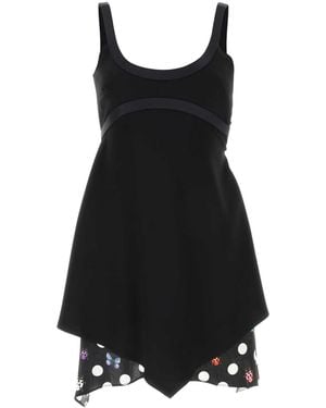 Versace Acetate Blend Mini Dress - Black