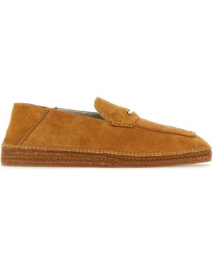 Bally Camel Suede Espadrilles - Bruin